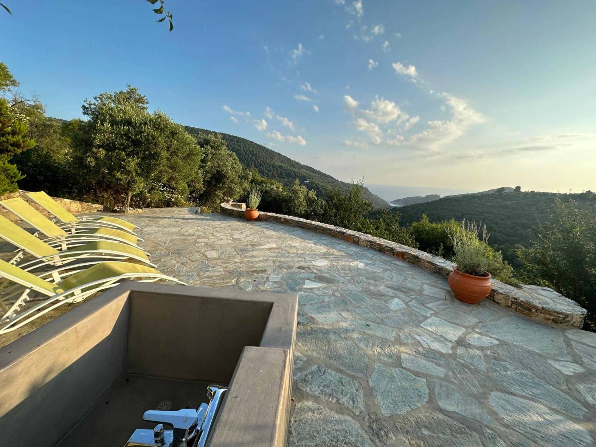 Olive Mill Cottage Skopelos Town Bagian luar foto